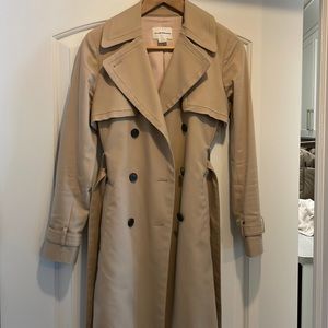 Club Monaco trench rain coat, beige